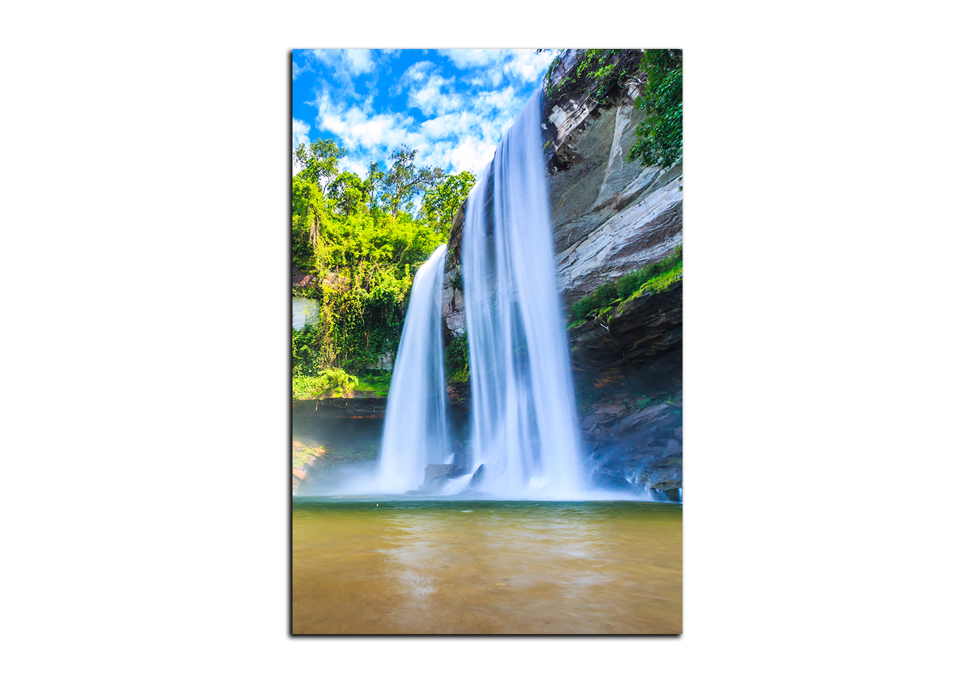 Obraz na plátně - Huai Luang vodopád - obdélník